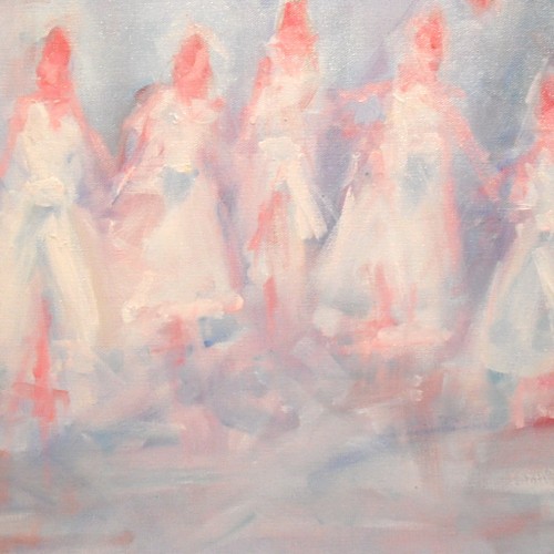 Pink dancers